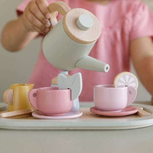 Conjunto de chá em madeira - Little Dutch - Mini-Me - Baby & Kids Store