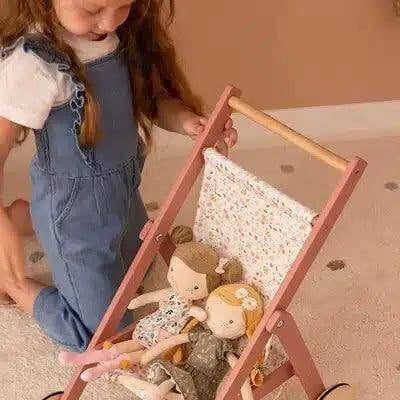 Carrinho de Bonecas em Madeira FSC | Little Dutch - Mini-Me - Baby & Kids Store