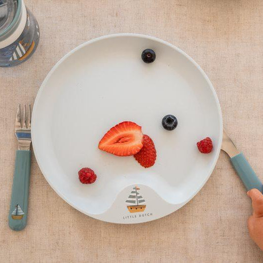 Set Talheres de criança "Sailors Bay" - Azul | Little Dutch - Mini-Me - Baby & Kids Store