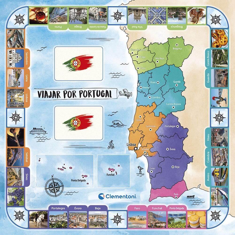 Jogo Viajar por Portugal | Clementoni - Mini-Me - Baby & Kids Store