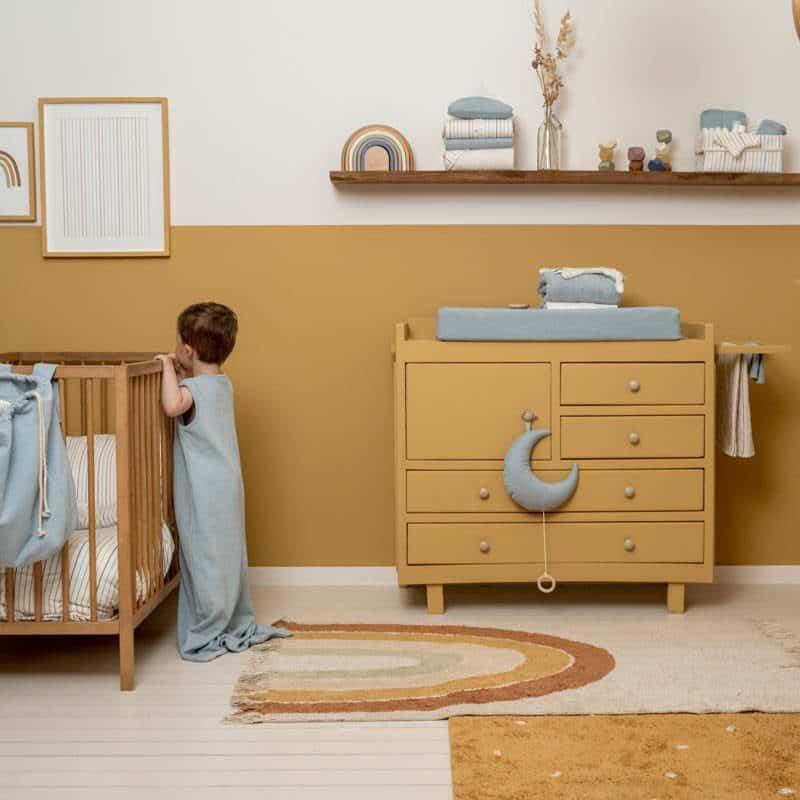 Capa para muda fraldas - Pure Soft Blue | Little Dutch - Mini-Me - Baby & Kids Store