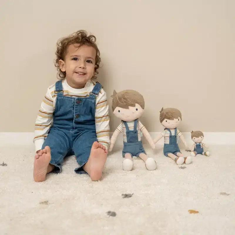 Boneco de pano Jim - 35cm - Vintage Sripes | Little Dutch - Mini-Me - Baby & Kids Store