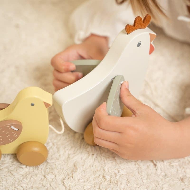 Galinha e Pintainhos de puxar - Little Dutch - Mini-Me - Baby & Kids Store