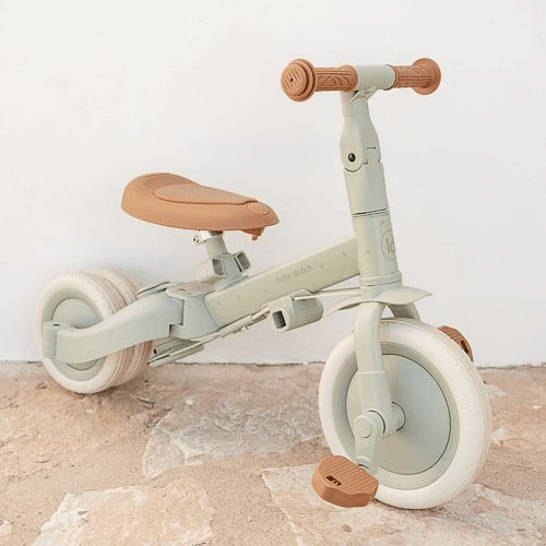 Triciclo 4 em 1 - Green | Little Dutch - Mini-Me - Baby & Kids Store
