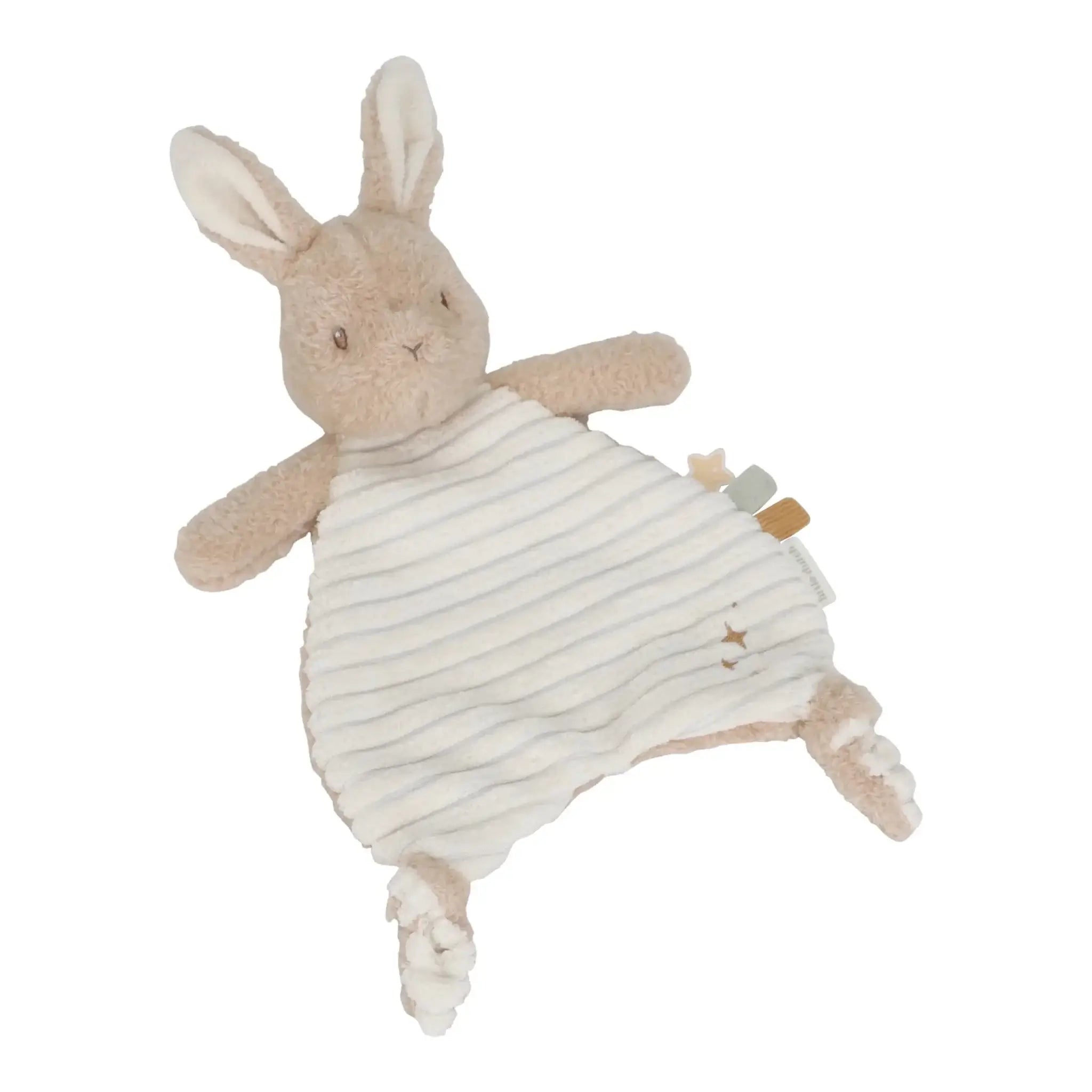 Doudou Coelho beige baby comforter by Little Dutch for newborns, soft and cuddly design.
