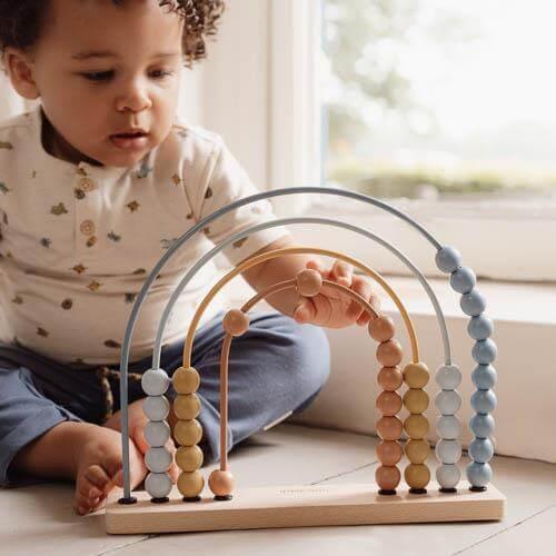 Ábaco Arco-Iris Azul - Forest Friends | Little Dutch - Mini-Me - Baby & Kids Store