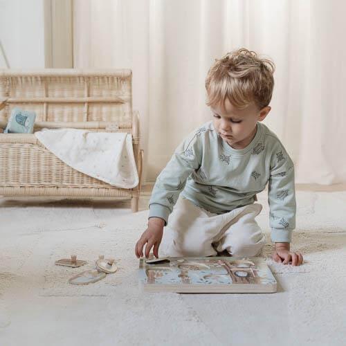 Puzzle de Encaixe Sonoro - Forest Friends | Little Dutch - Mini-Me - Baby & Kids Store