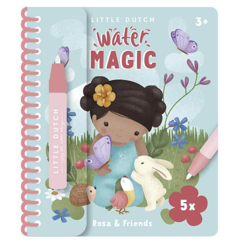 Livro de colorir Water Magic - Rosa & Friends | Little Dutch - Mini-Me - Baby & Kids Store