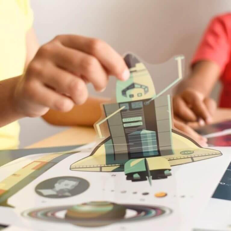 Autocolantes + Poster Discovery - Astronomia | Poppik - Mini-Me - Baby & Kids Store