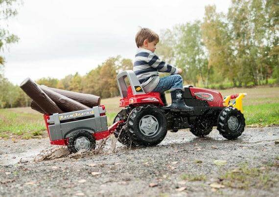 Trator "rolly Kid zetor" com pedais +2anos | Rolly Toys - Mini-Me - Baby & Kids Store