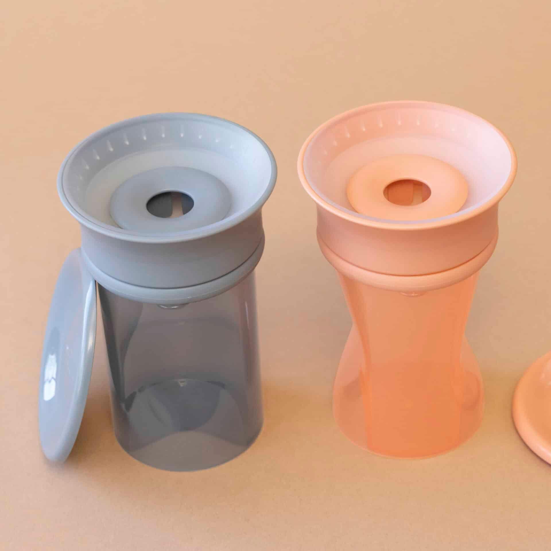 Copo de aprendizagem 360 - peach | DIFRAX - Mini-Me - Baby & Kids Store