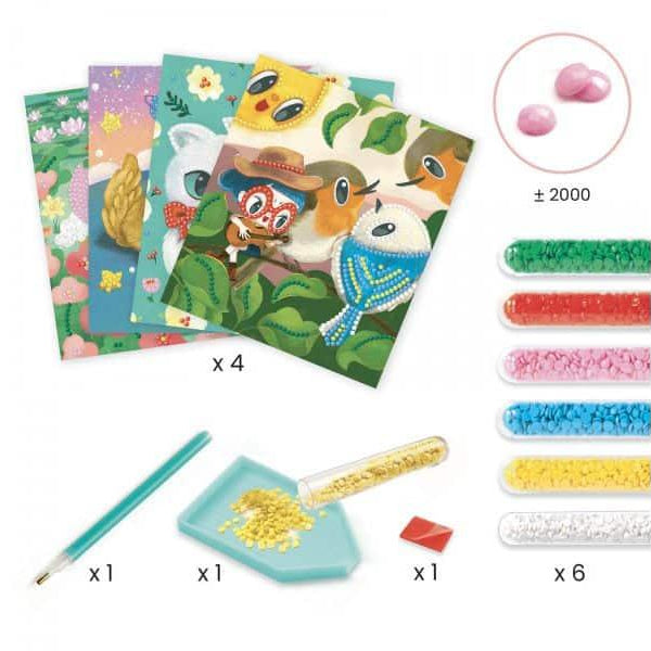 Atividade artistica com Mini Diamantes +7 anos | Djeco - Mini-Me - Baby & Kids Store