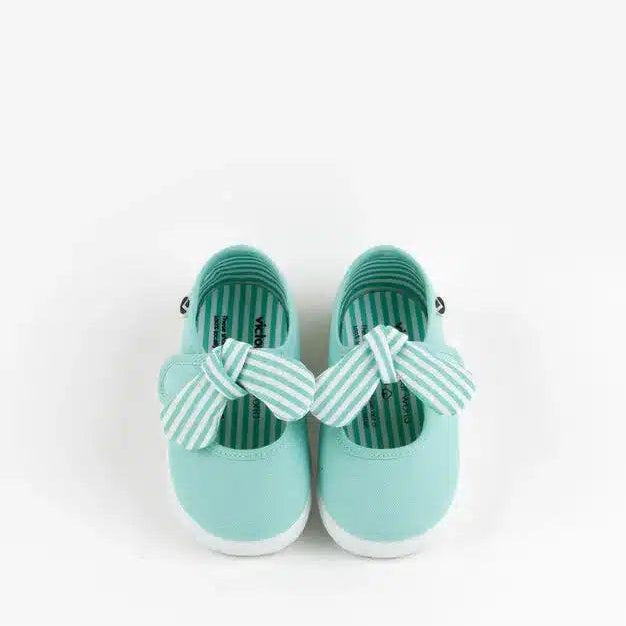 Victoria Sapato de Laço - Menta - Mini-Me - Baby & Kids Store