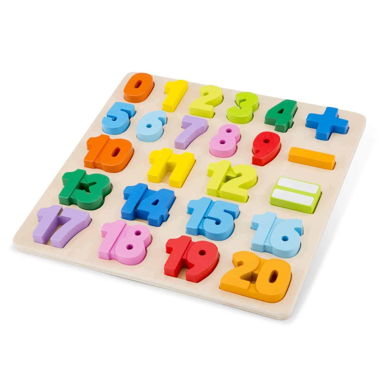 Puzzle encaixável números | New Classic Toys - Mini-Me - Baby & Kids Store