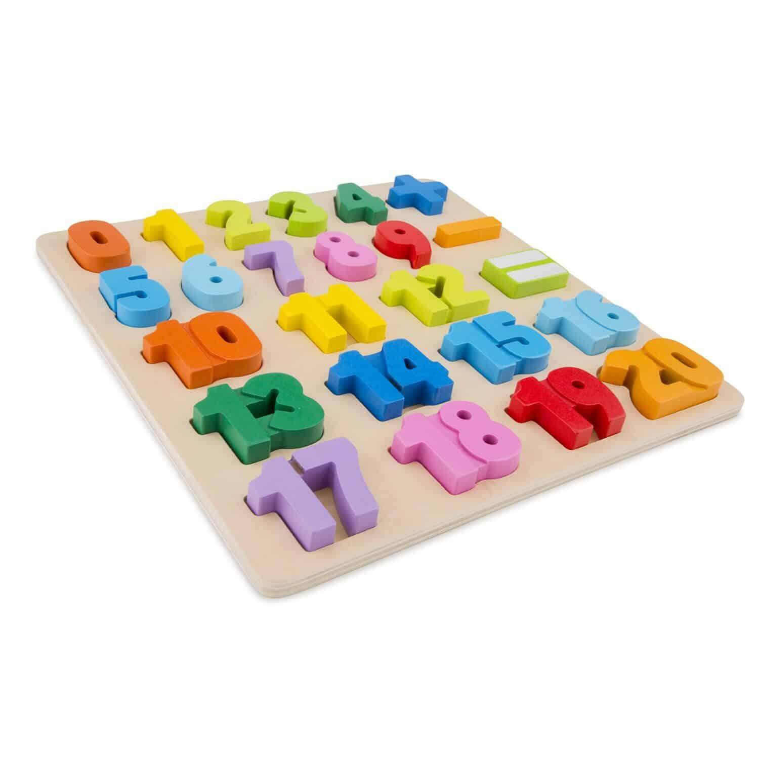 Puzzle encaixável números | New Classic Toys - Mini-Me - Baby & Kids Store