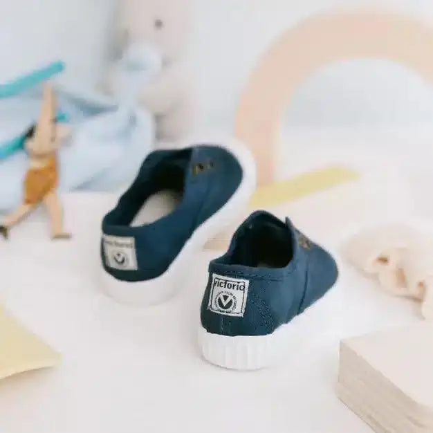 Victoria Sapatilhas de Elástico - Marinho - Mini-Me - Baby & Kids Store