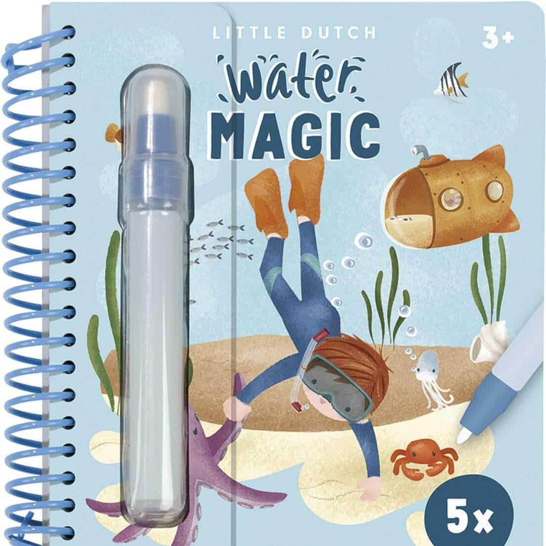 Livro de colorir Water Magic - Jim & Friends | Little Dutch - Mini-Me - Baby & Kids Store