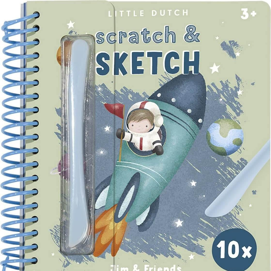 Livro de raspar - Jim & Friends | Little Dutch - Mini-Me - Baby & Kids Store