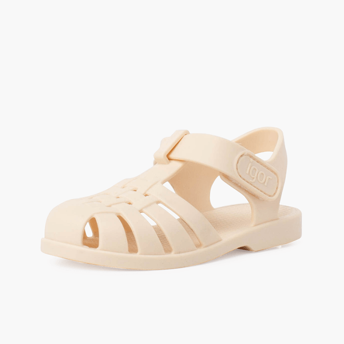 Igor children's sandals in light beige, size 23, perfect for summer play and beach outings.