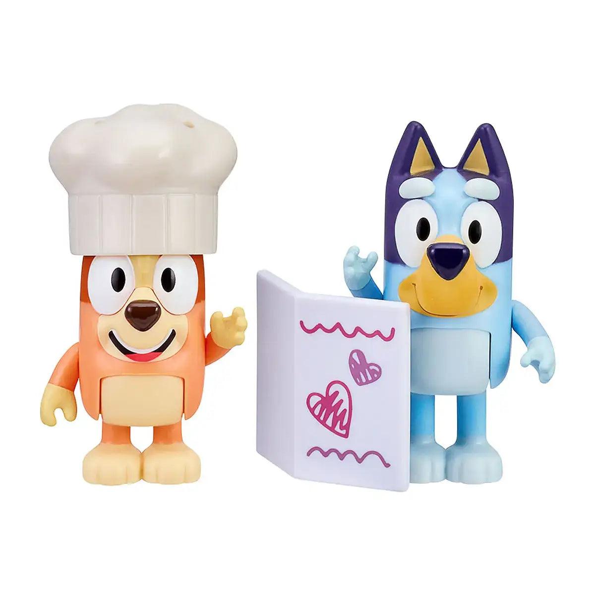 Pack Figuras Bluey e Bingo - Fancy Restaurant - Mini-Me - Baby & Kids Store