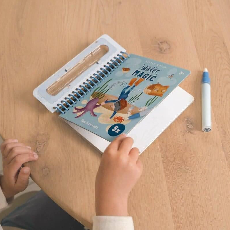 Livro de colorir Water Magic - Jim & Friends | Little Dutch - Mini-Me - Baby & Kids Store