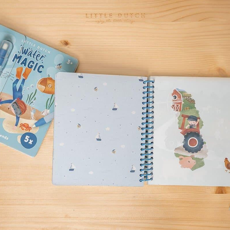 Livro de colorir Water Magic - Jim & Friends | Little Dutch - Mini-Me - Baby & Kids Store