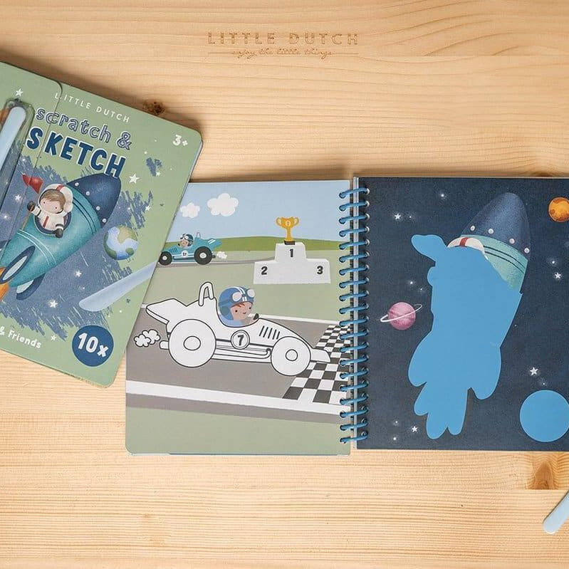 Livro de raspar - Jim & Friends | Little Dutch - Mini-Me - Baby & Kids Store