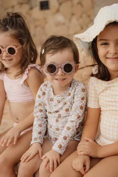 Óculos de sol criança Flower Mauve - Little Dutch - Mini-Me - Baby & Kids Store