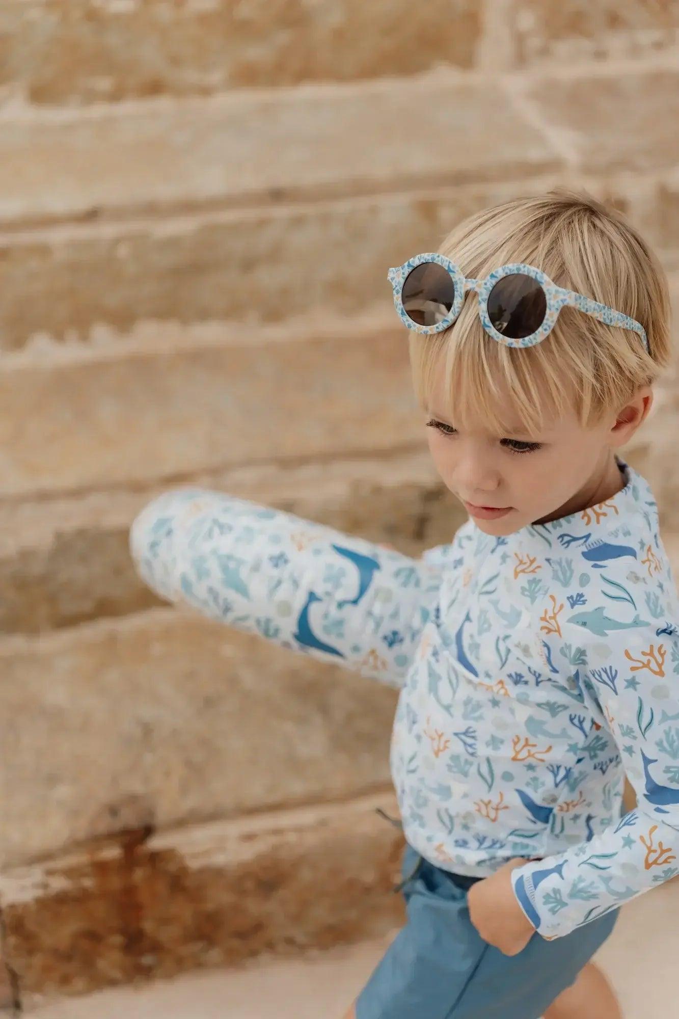 Óculos de sol criança Ocean Dreams Blue - Little Dutch - Mini-Me - Baby & Kids Store