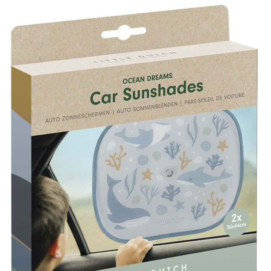 Pack 2 Pára-Sol Auto - Ocean Dreams Blue - Mini-Me - Baby & Kids Store