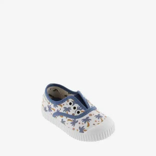 Victoria Sapatilhas de Elástico com palmeiras - Jeans - Mini-Me - Baby & Kids Store