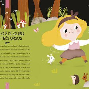 Livro Era uma Vez... Caracóis de Ouro e os Três Ursos - Mini-Me - Baby & Kids Store