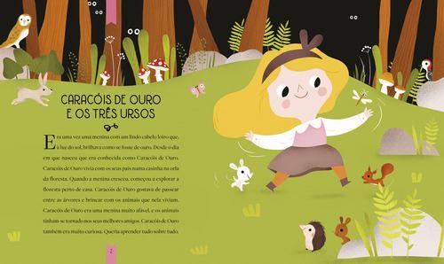 Livro Era uma Vez... Caracóis de Ouro e os Três Ursos - Mini-Me - Baby & Kids Store