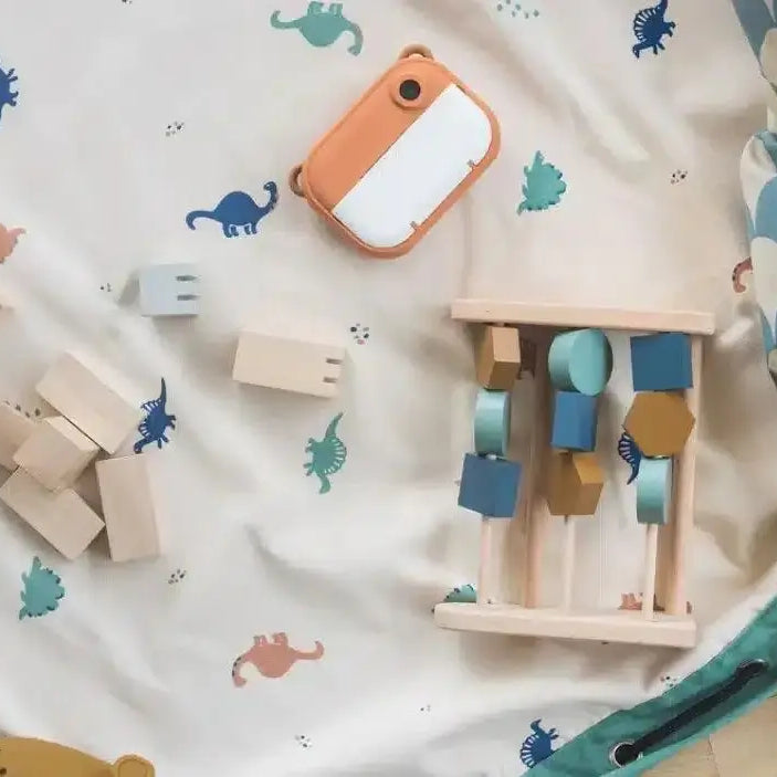 Saco de arrumação/ Tapete - Dinossauros | Play&Go - Mini-Me - Baby & Kids Store