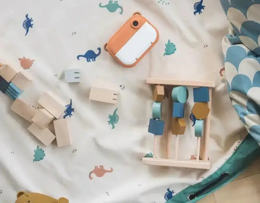 Saco de arrumação/ Tapete - Dinossauros | Play&Go - Mini-Me - Baby & Kids Store