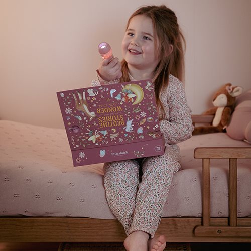 Caixa Lanterna Projetor de Histórias Rosa - Little Dutch - Mini-Me - Baby & Kids Store