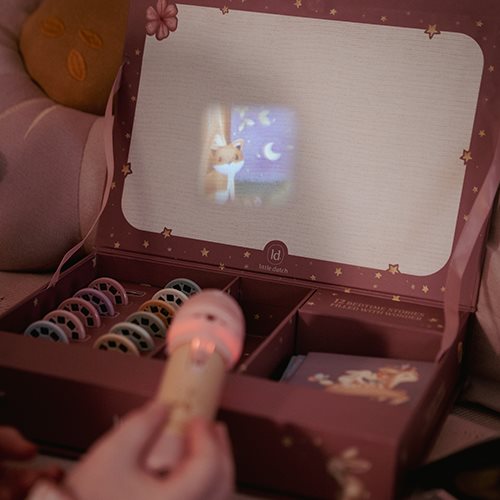 Caixa Lanterna Projetor de Histórias Rosa - Little Dutch - Mini-Me - Baby & Kids Store