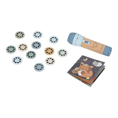 Caixa Lanterna Projetor de Histórias Azul - Little Dutch - Mini-Me - Baby & Kids Store