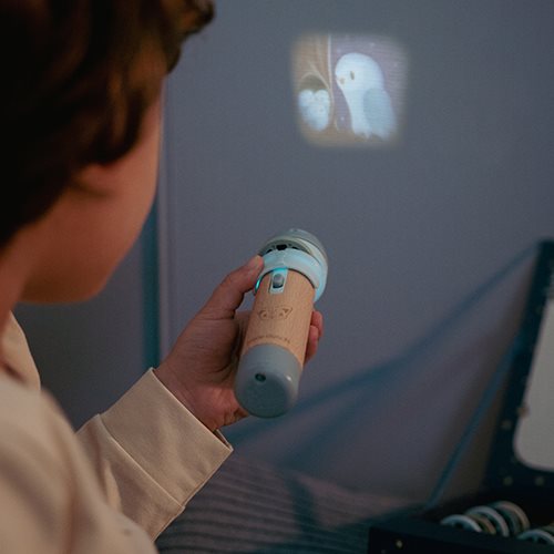 Caixa Lanterna Projetor de Histórias Azul - Little Dutch - Mini-Me - Baby & Kids Store