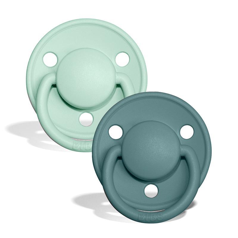 Pack 2 chupetas BIBS De Lux látex - “nordic mint/island sea” - Mini-Me - Baby & Kids Store