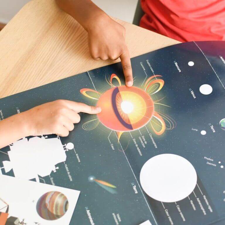 Autocolantes + Poster Discovery - Astronomia | Poppik - Mini-Me - Baby & Kids Store