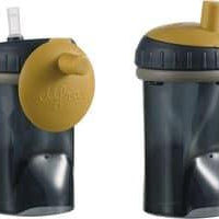 Copo com Palhinha Anti Gotas 250ml - black | DIFRAX - Mini-Me - Baby & Kids Store