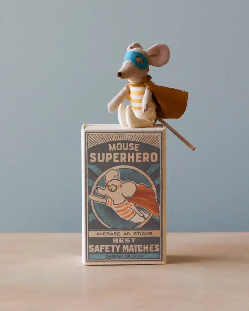 Superhero mouse - little brother | Maileg Mini-Me