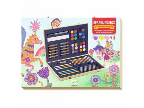Caixa de pinturas Cores Brilhantes - Djeco - Mini-Me - Baby & Kids Store
