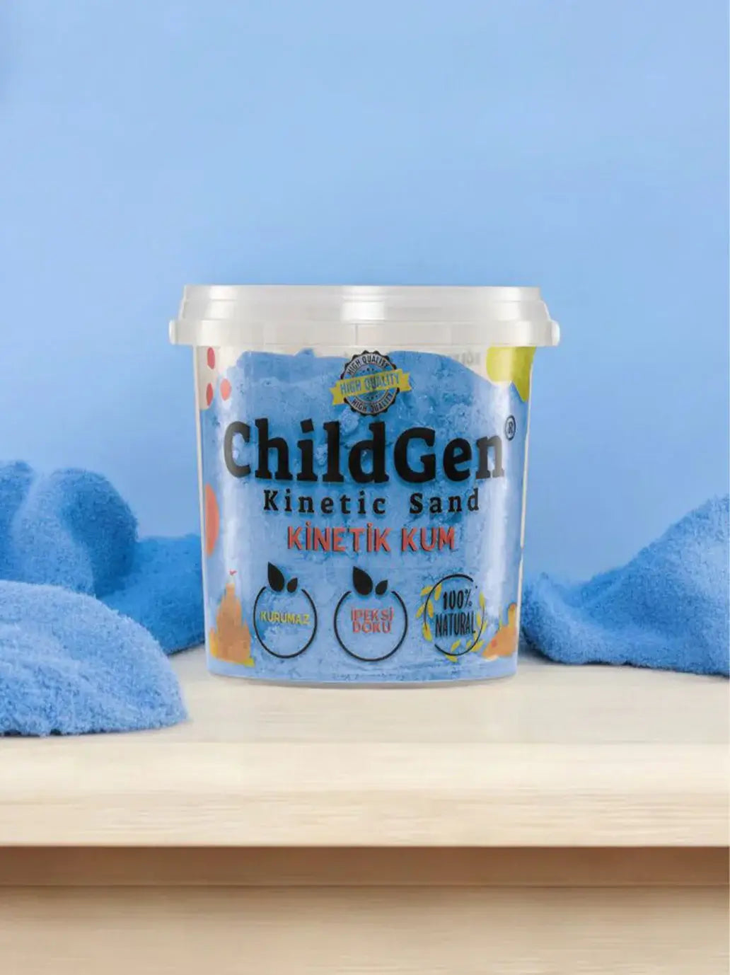 Areia Cinética Azul 500 Gr - ChildGen - Mini-Me - Baby & Kids Store