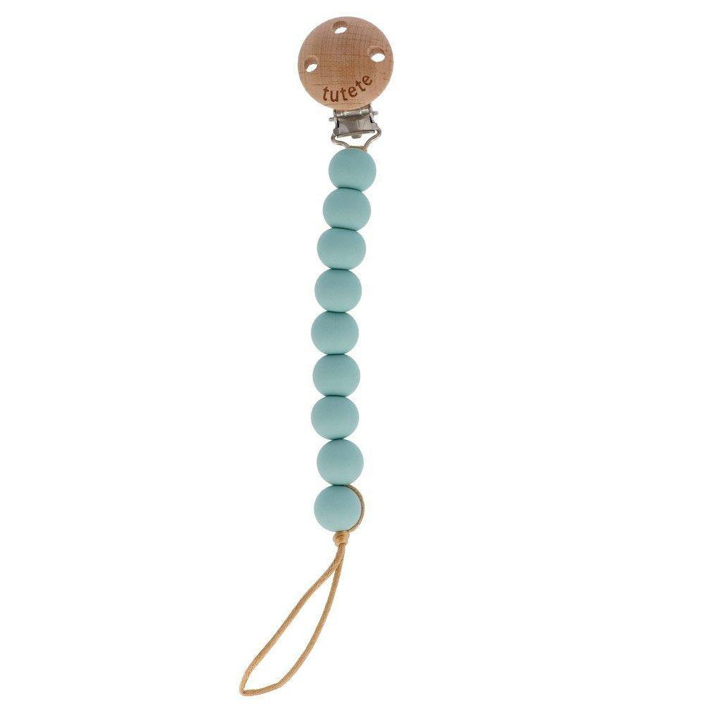 Prendedor de chupeta em silicone Pure Aqua | Tutete - Mini-Me - Baby & Kids Store