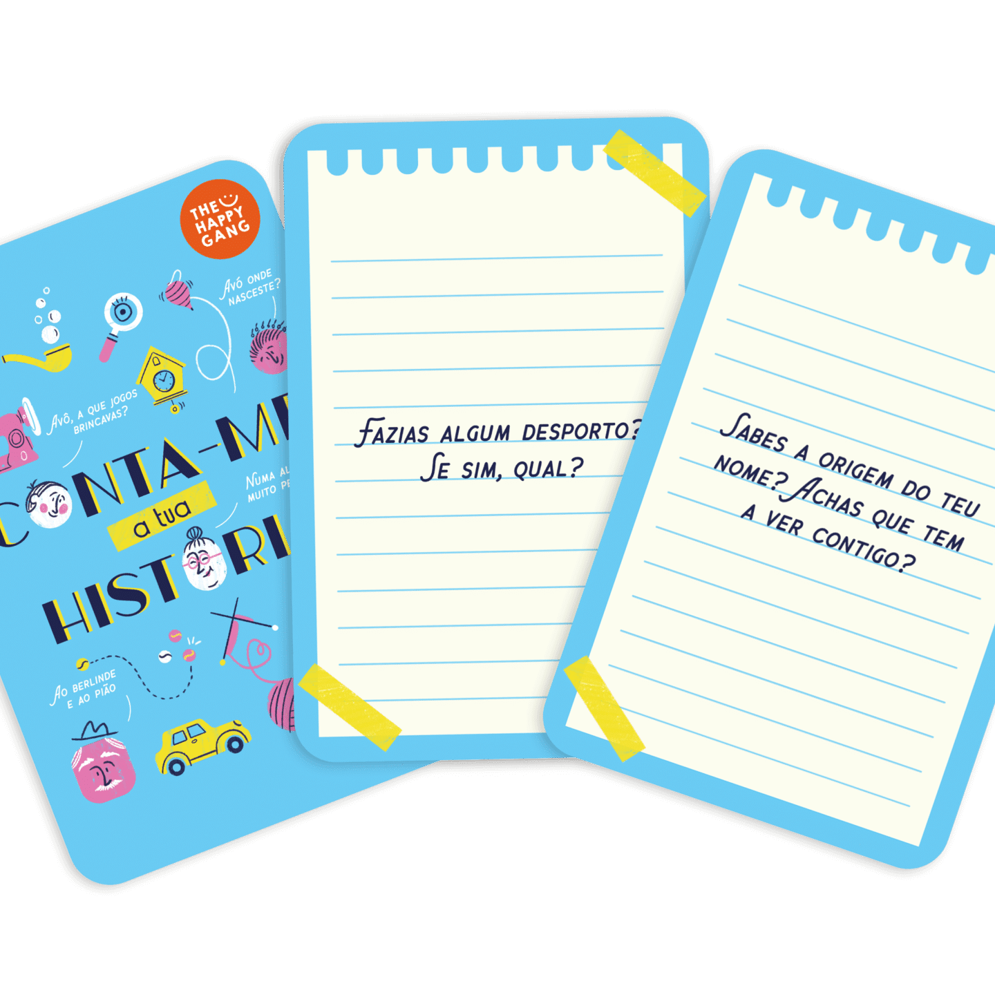 Desbloqueadores de Conversas – Conta-me a tua História | The Happy Gang - Mini-Me - Baby & Kids Store