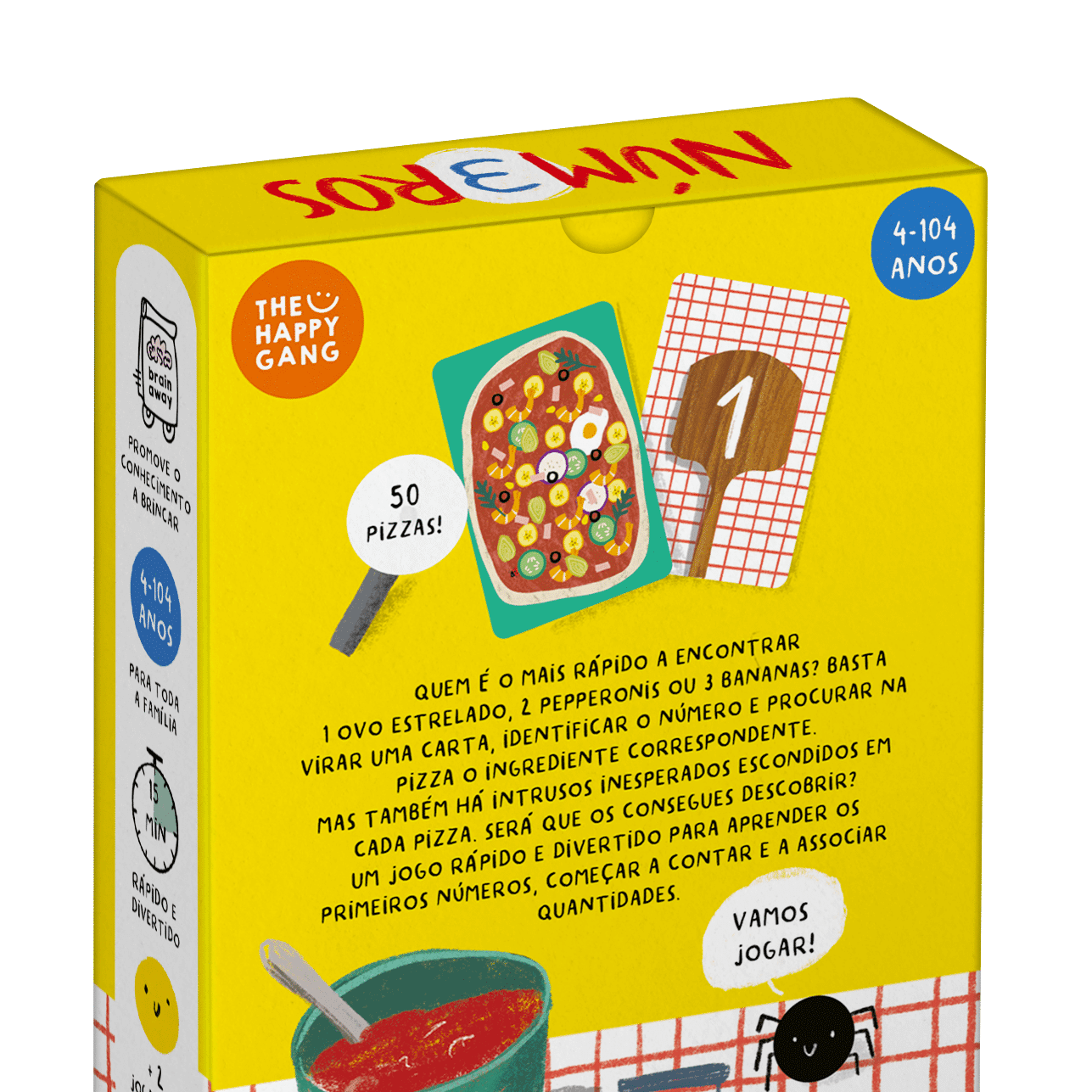 BRAIN AWAY– Procura e Encontra - Números | The Happy Gang - Mini-Me - Baby & Kids Store