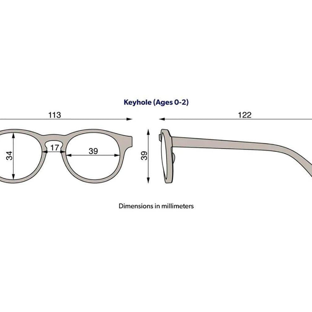 Óculos de sol bebé flexíveis - Rosa 0 a 3 anos | Babiators - Mini-Me - Baby & Kids Store