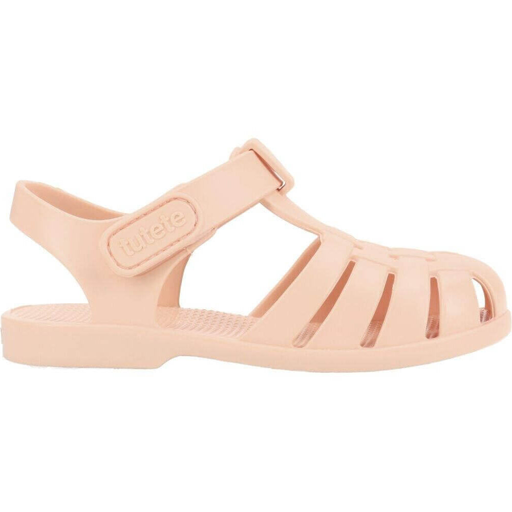 Igor Sandálias de criança tamanho 28 na cor salmão, ideal para verão e praia.